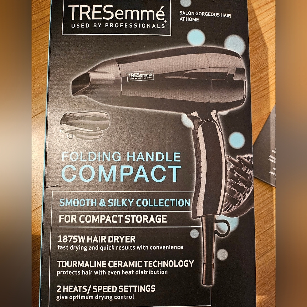 Black Folding Handle Hair Dryer